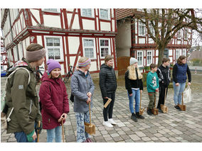 Rasseln in Naumburg - eine alte Ostertradition (Foto: Karl-Franz Thiede)